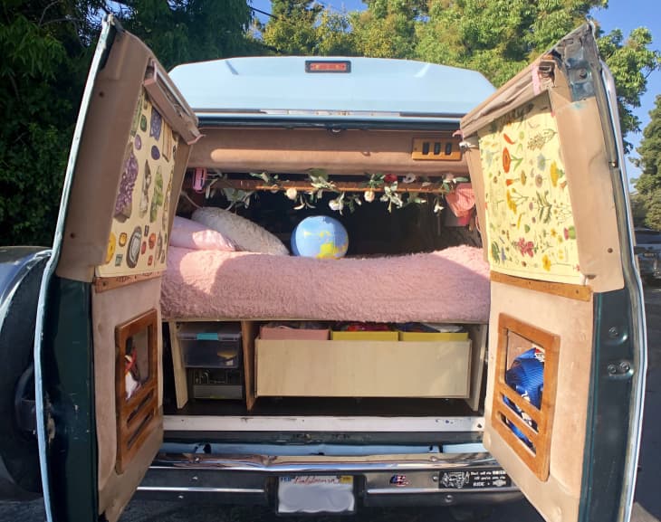 Van Conversion Tiny Home on Wheels House Tour Video Apartment Therapy